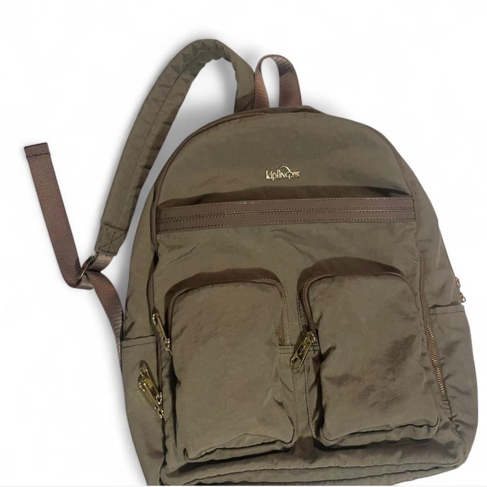 Kipling Khaki Backpack
